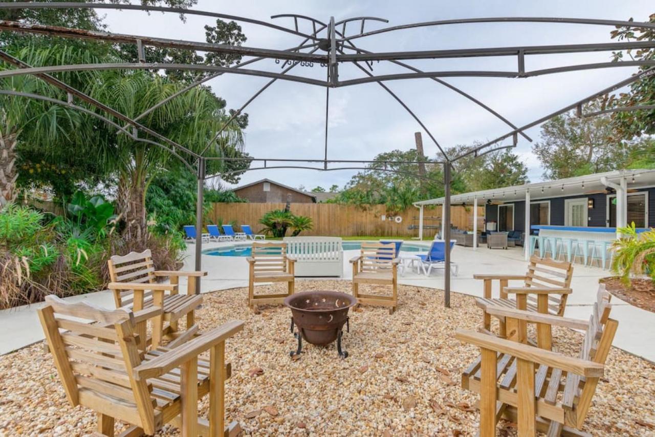 The Flip Flop Stop - Private Heated Pool, Pool House, Backyard Oasis And Game Panama City Beach