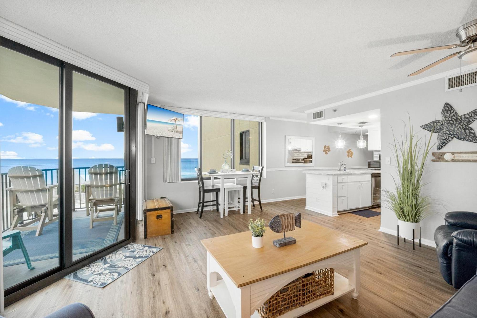 Sunbird Resort! Incredible Beachfront Corner Unit! Free Chairs! By Dolce Getaways Pcb Panama City Beach