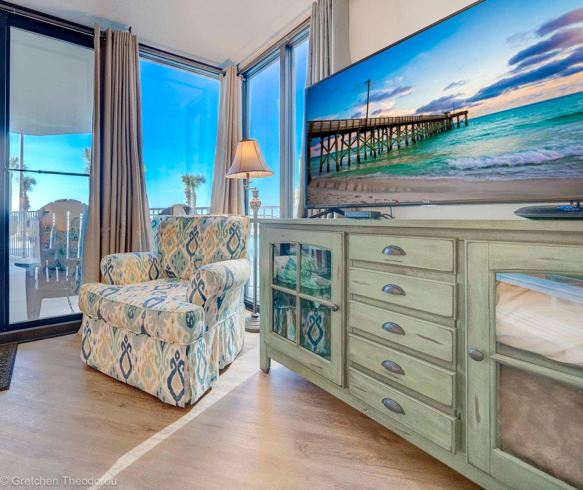 Sunbird Ground Floor Gem With Ocean Views! Free Chairs And Umbrella! By Dolce Getaways Pcb Apartment