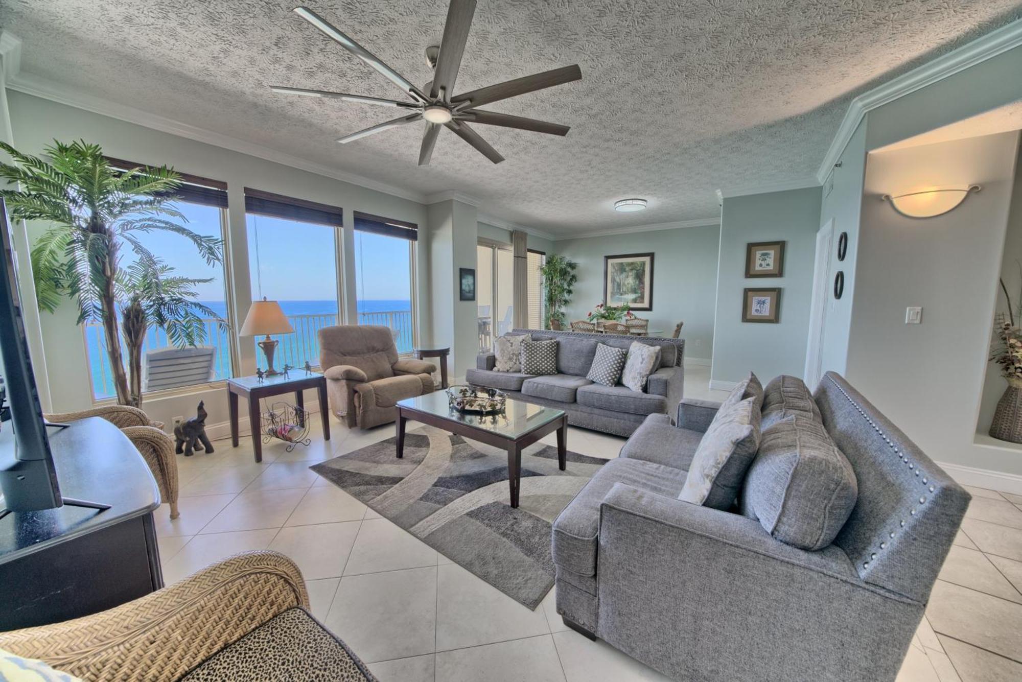 Luxurious Beachfront With Beachside Pool Access And Free Wifi - Unit 1202 Apartment Panama City Beach