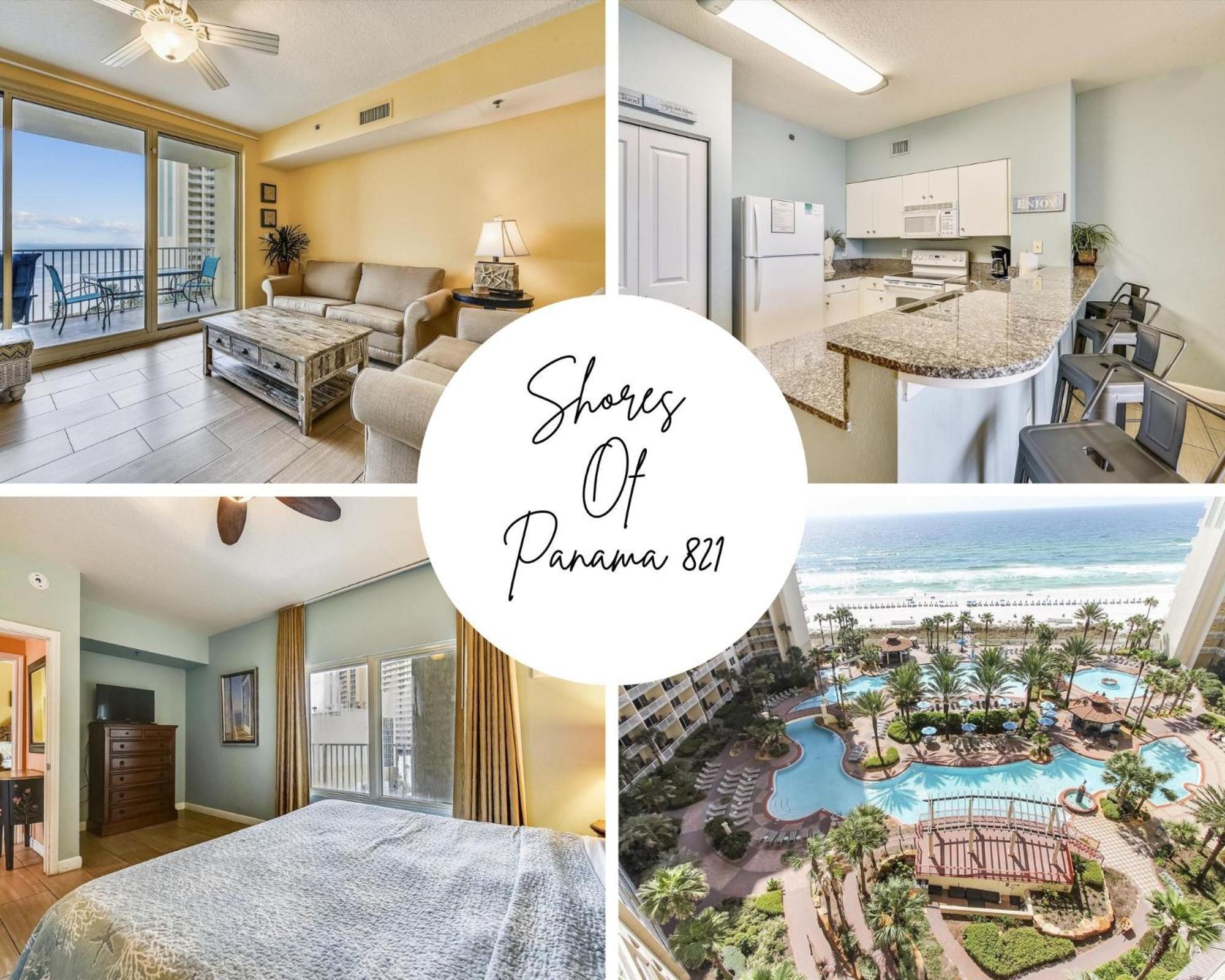 Apartment Shores Of Panama 821-2 Bd 3ba, Sleeps 8! Updated, No Carpet! Free Fun!