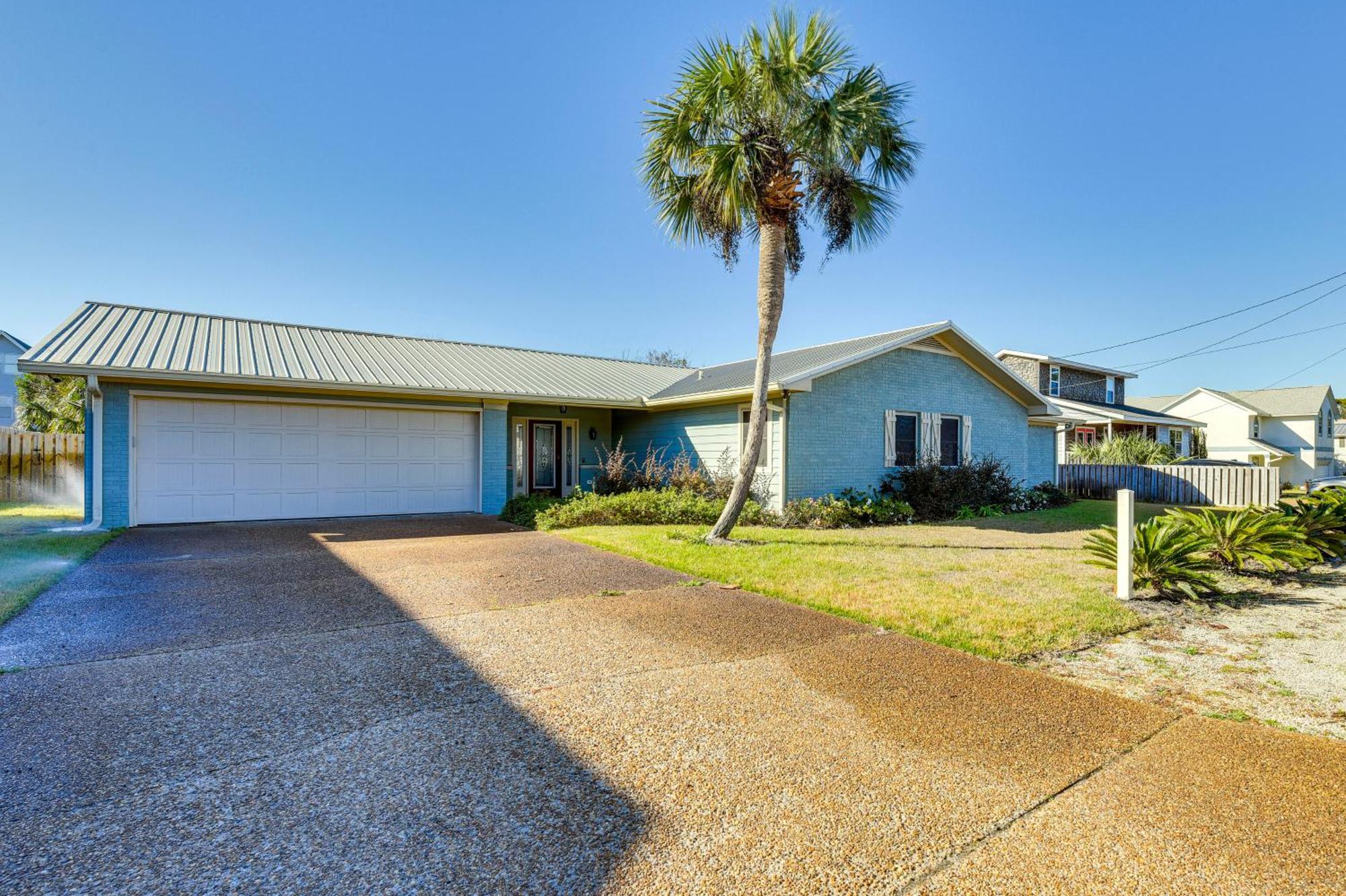 Walk To Gulf Tranquil With Yard In Pcb! Panama City Beach