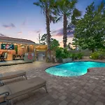 Get Shipwrecked At This Private Pool Home With Tiki Bar And Amazing Game Room