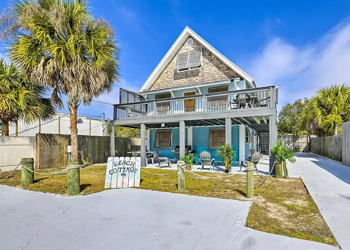 Pcb Group Retreat With Deck, 1 Block To Beach!