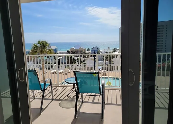 Spectacular 5Th Floor Gulf View Condo In Panama City Beach, Just Steps Away From The Beach