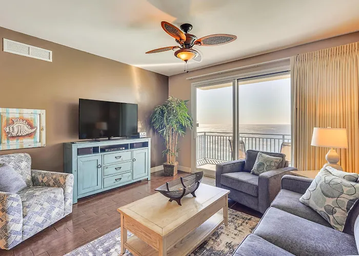Beachfront Panama City Condo Walk To Pier Park!