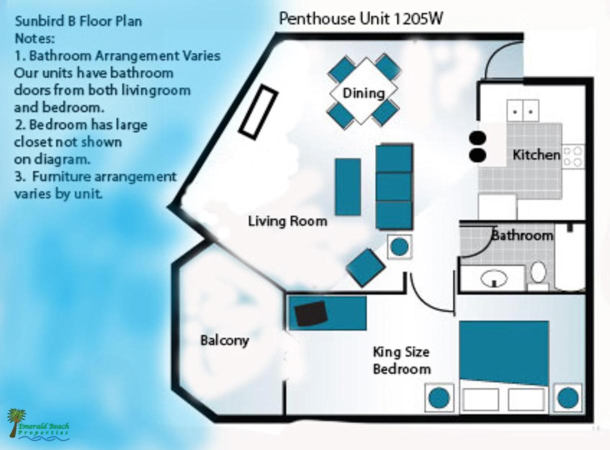 Holiday home Sunbird 1205w 'compass Rose Penthouse'