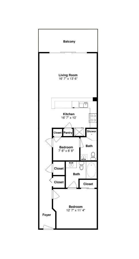 Apartment Majestic Towers I 1505