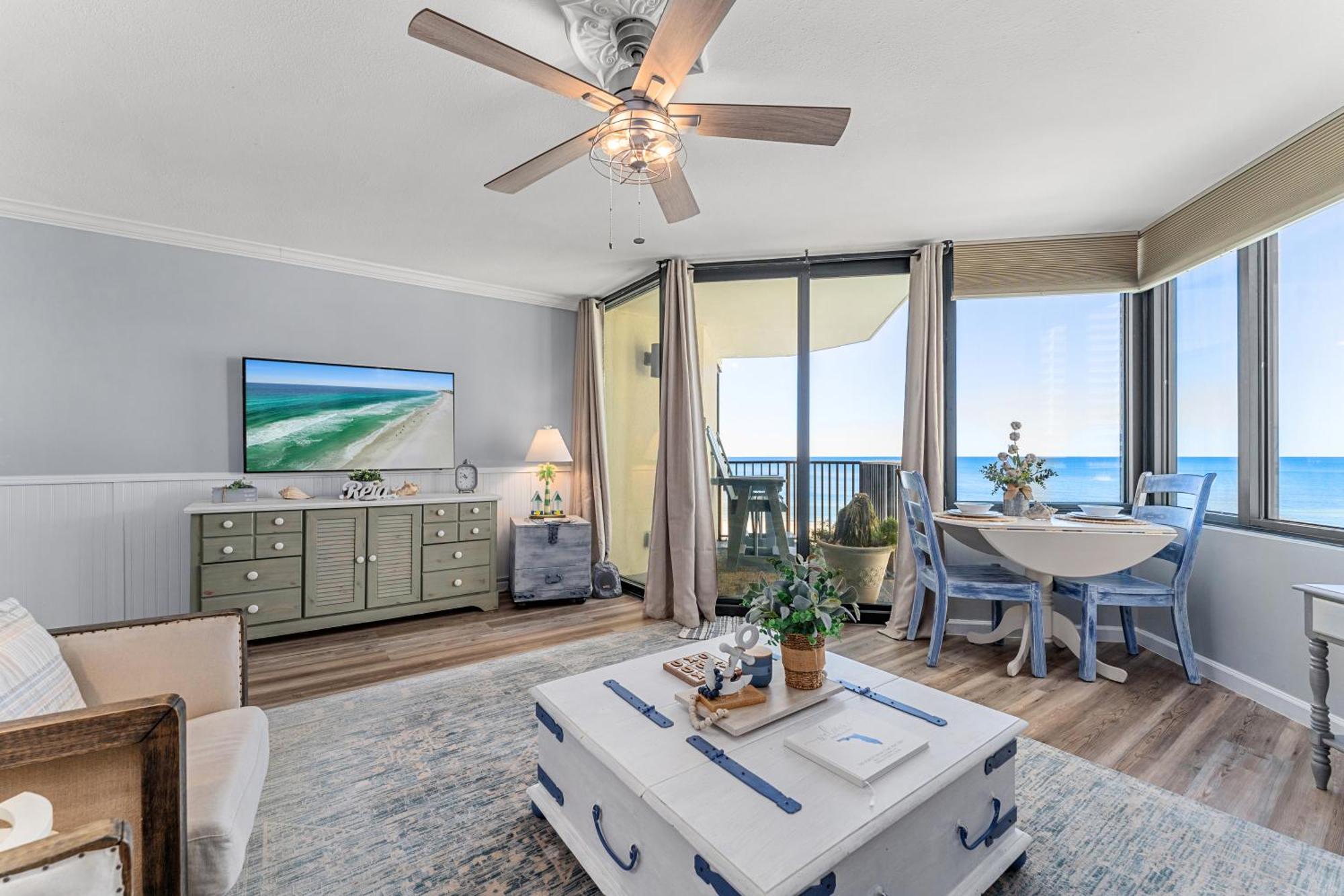 Newly Renovated Beachfront Condo! Free Chair Service! By Dolce Getaways Pcb *
