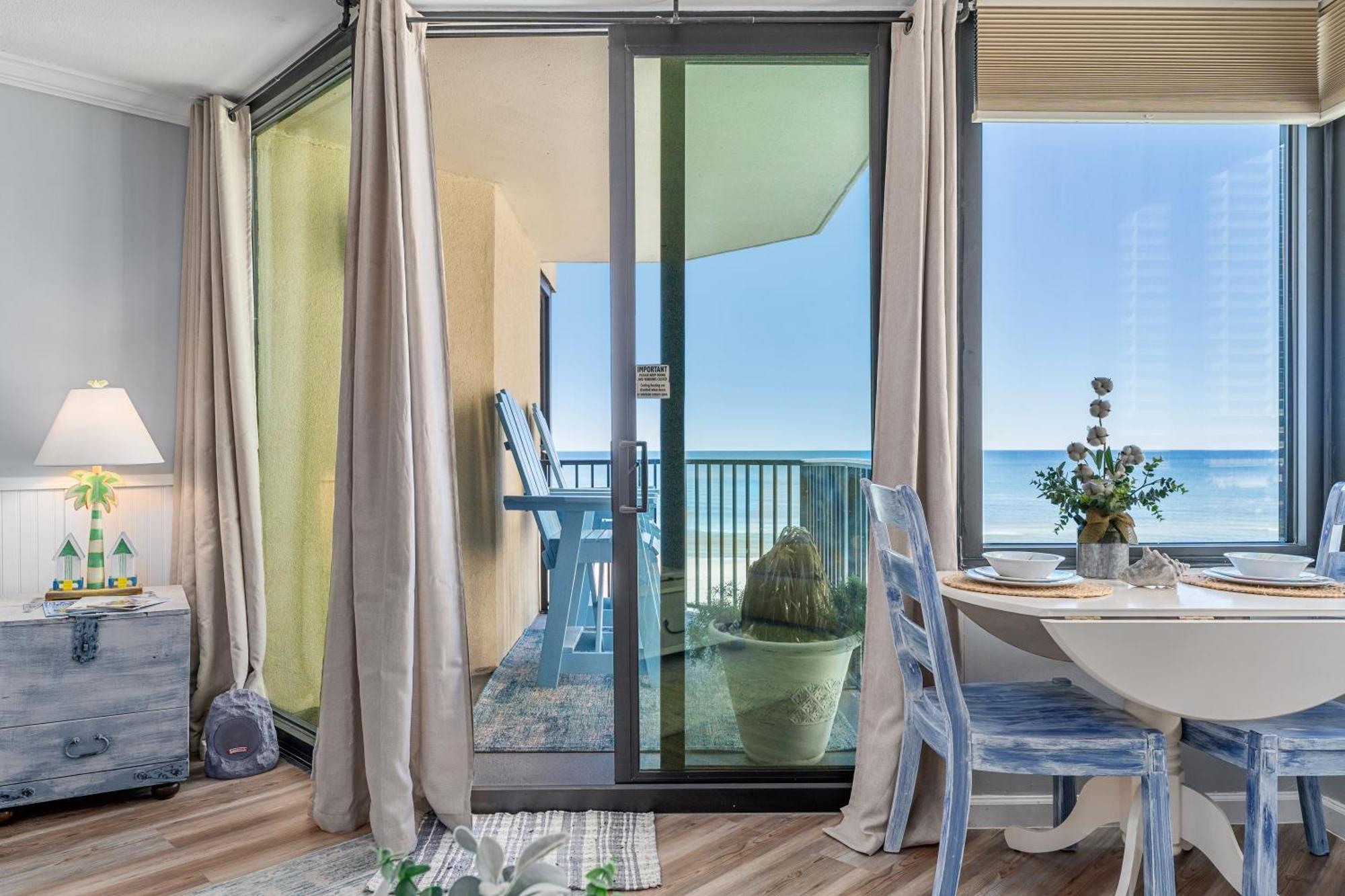 Newly Renovated Beachfront Condo! Free Chair Service! By Dolce Getaways Pcb * Panama City Beach
