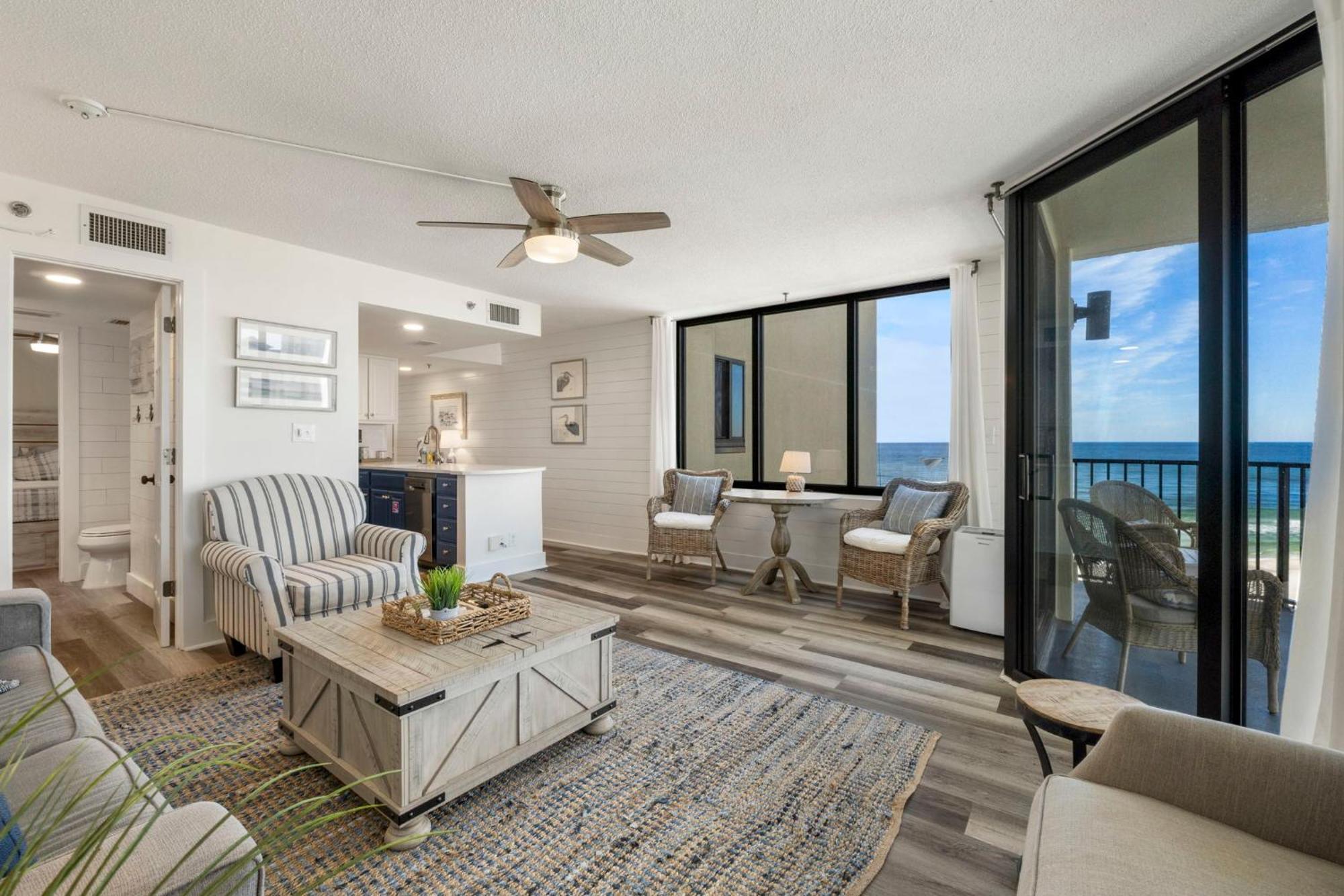 Sunbird Resort! Direct Beachfront Condo! Free Chairs! By Dolce Getaways Pcb Apartment Panama City Beach
