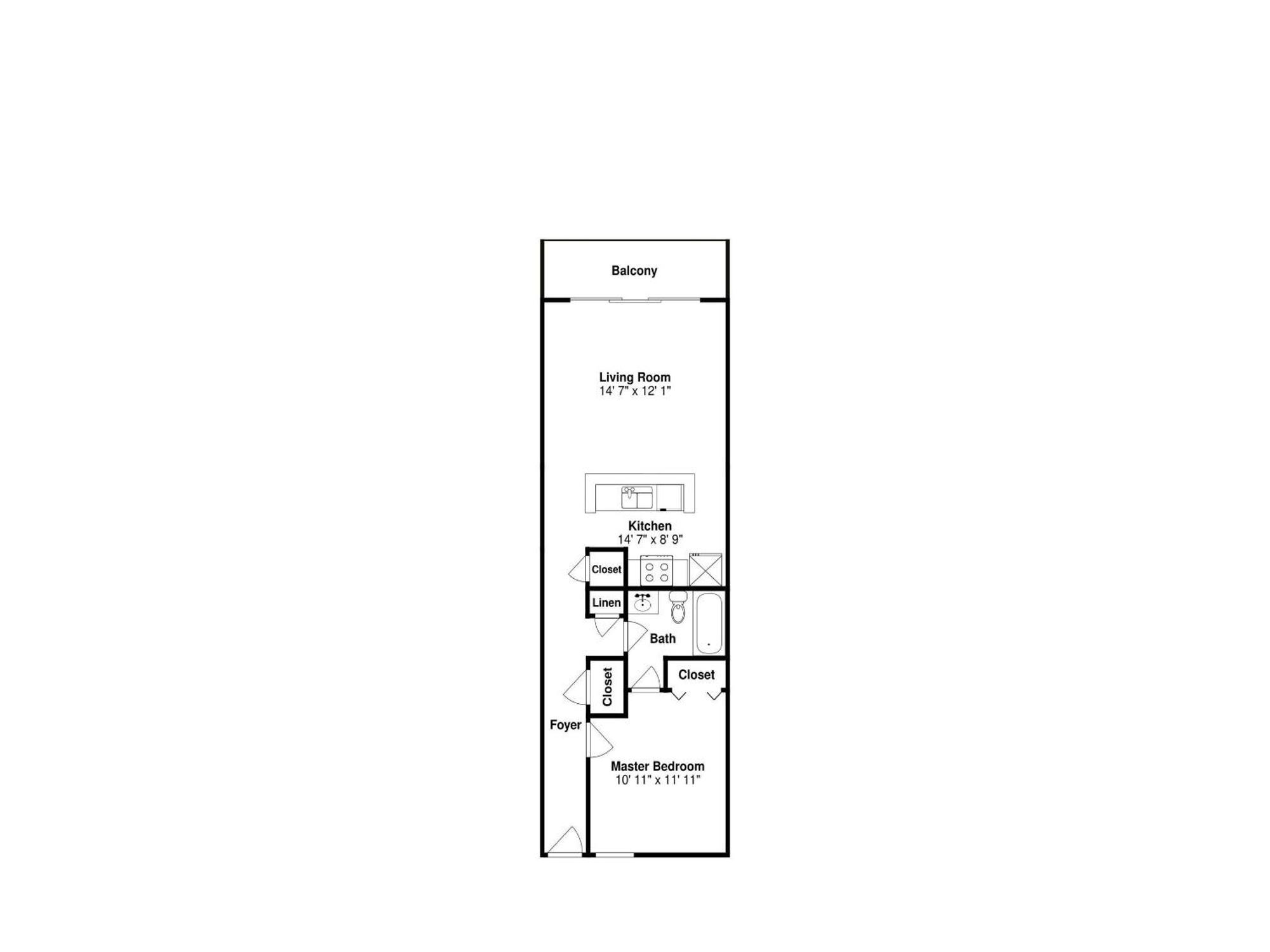 Apartment Edgewater Tower Iii 707 *