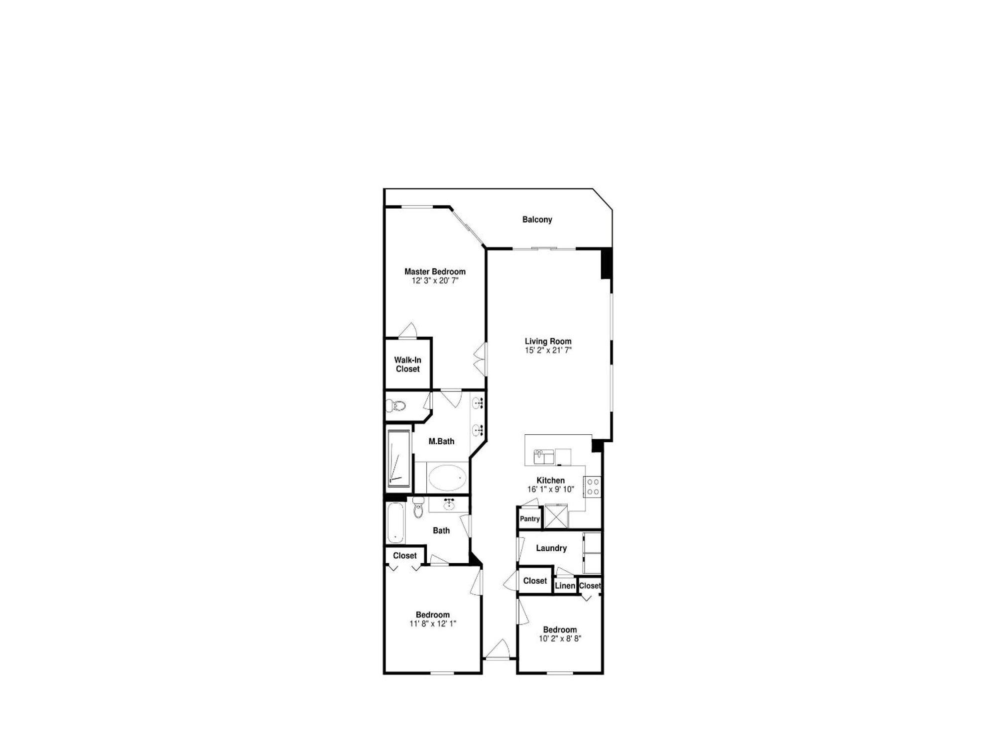 Apartment Grandview East 1005