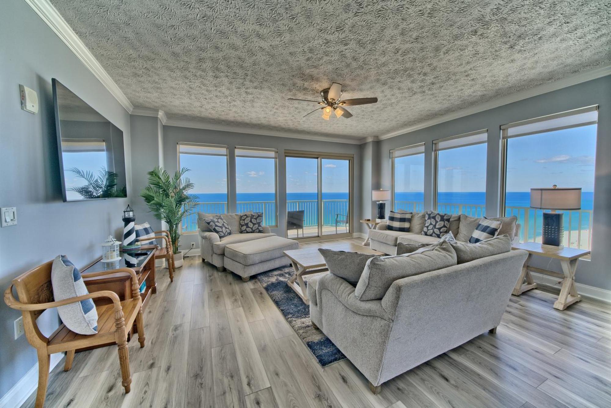 Apartment Spacious Tropical At 17th Floor With And Pool Access - Unit 1707 Panama City Beach