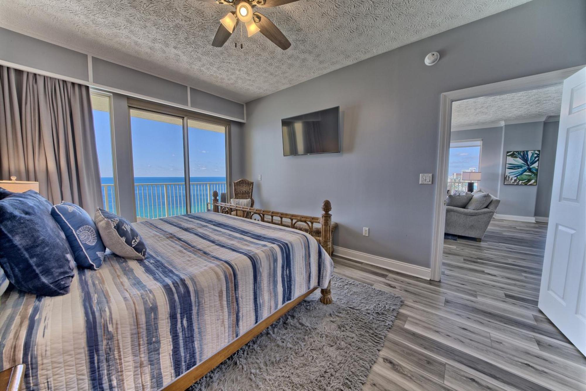 Spacious Tropical At 17th Floor With And Pool Access - Unit 1707 Apartment Panama City Beach