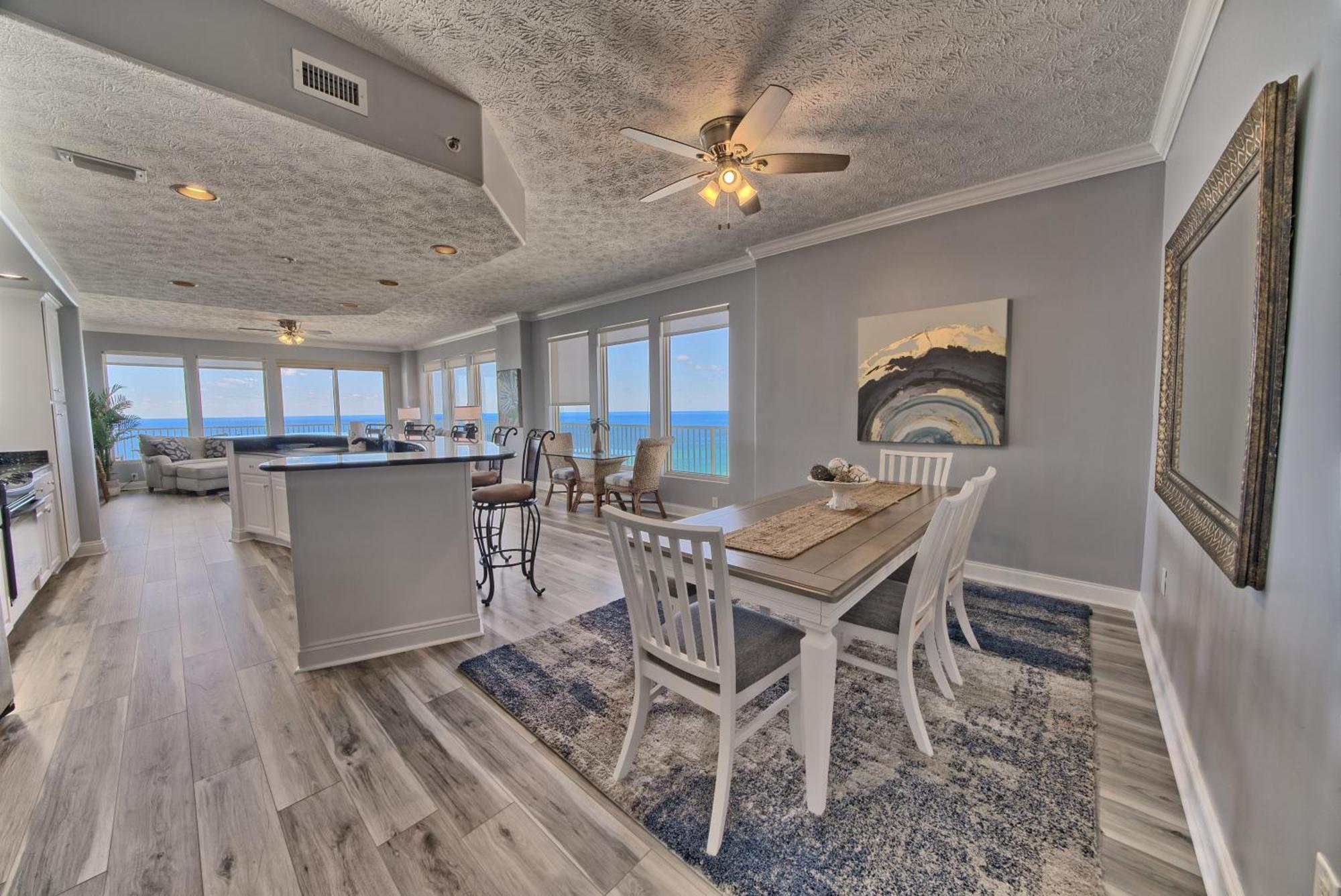Spacious Tropical At 17th Floor With And Pool Access - Unit 1707 * Panama City Beach