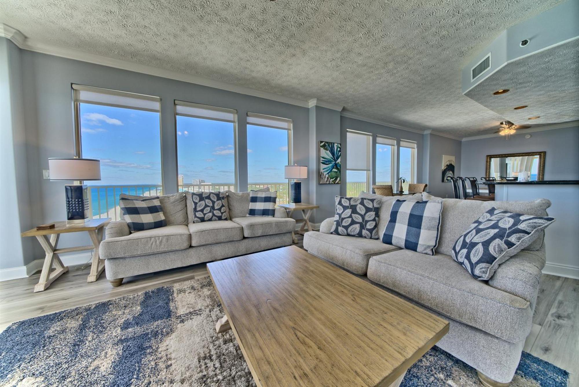 Spacious Tropical At 17th Floor With And Pool Access - Unit 1707 Apartment *