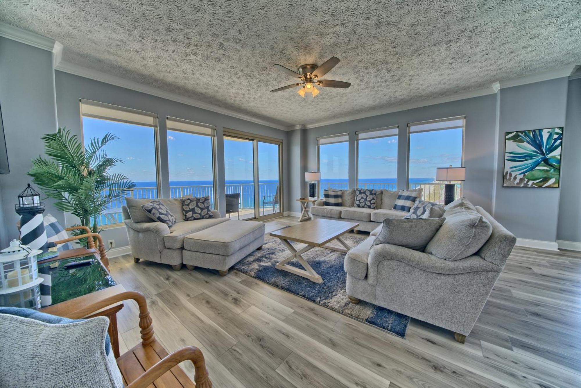 Spacious Tropical At 17th Floor With And Pool Access - Unit 1707 Apartment Panama City Beach
