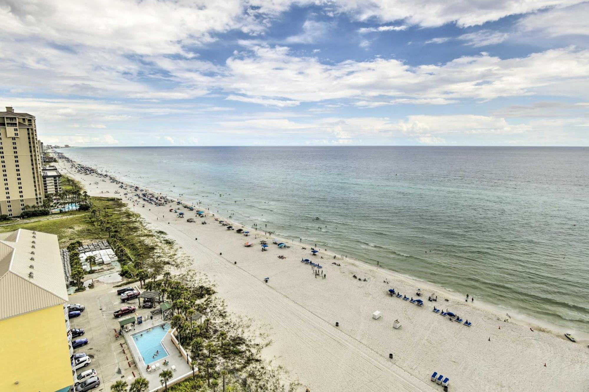 Apartment Oceanfront Pcb With Gulf Views And Pool Access! Panama City Beach