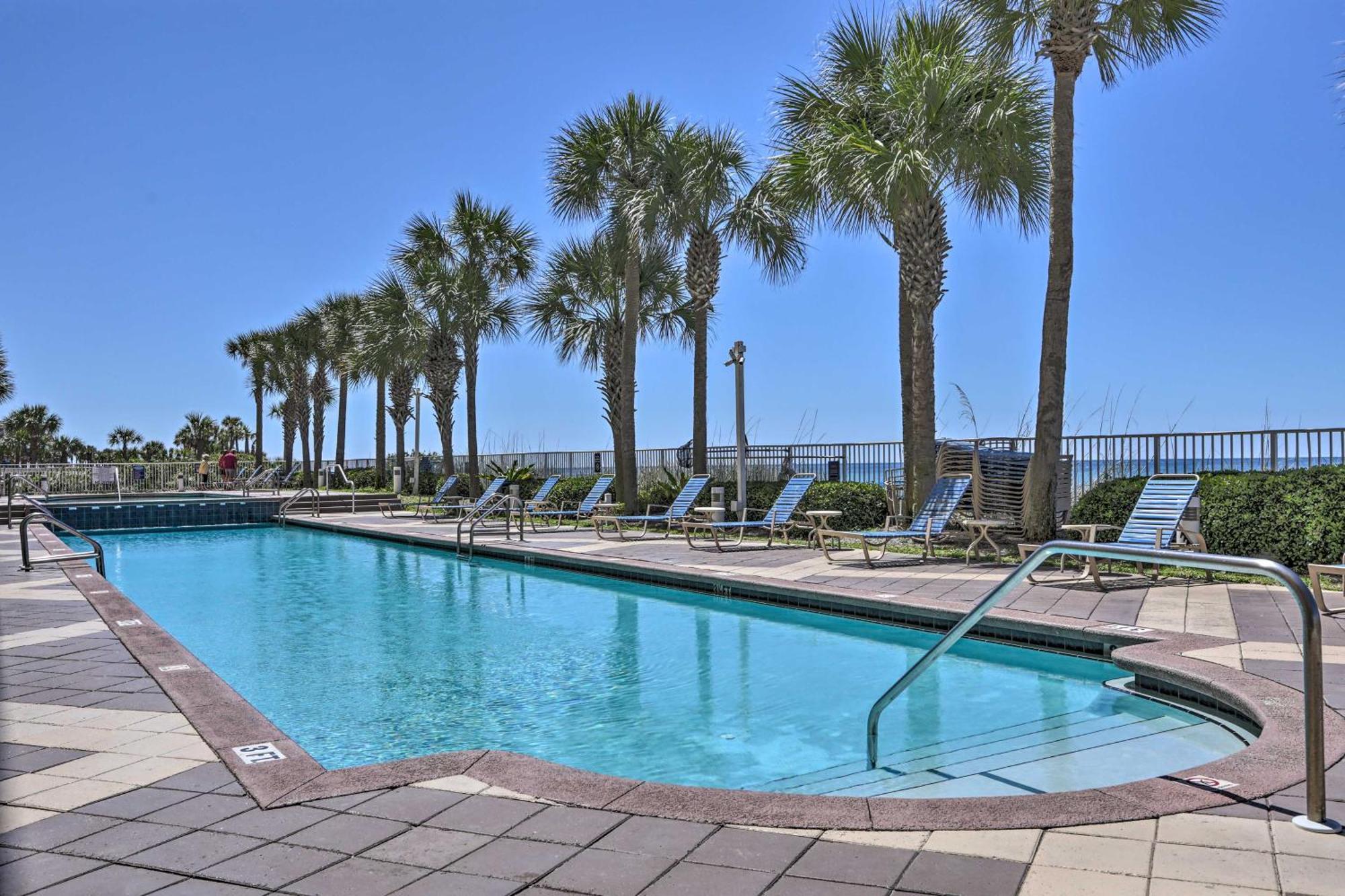 Oceanfront Pcb With Gulf Views And Pool Access! Apartment Panama City Beach