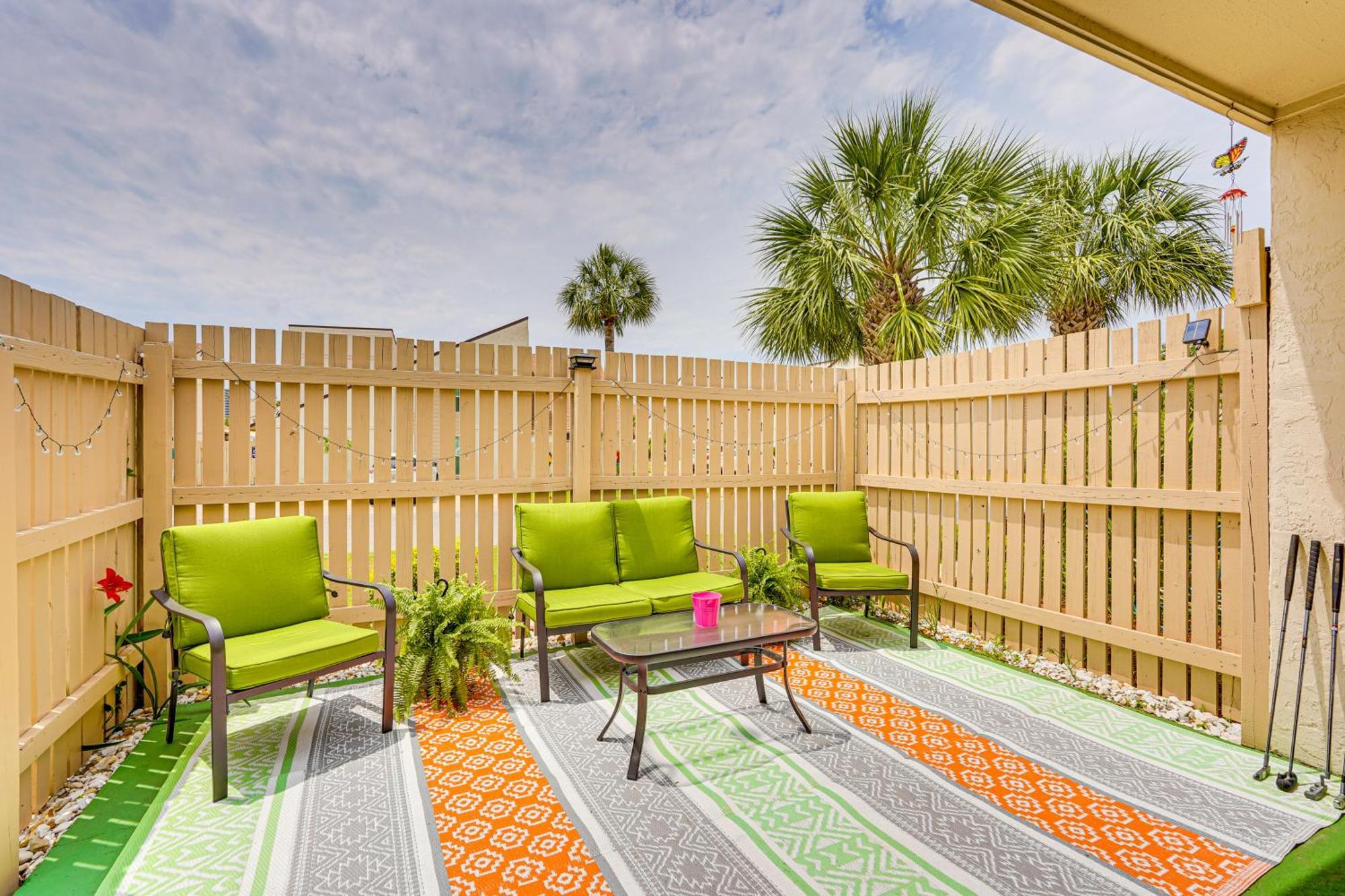 Pcb With Patio And Perks Walk To Beach! * Panama City Beach
