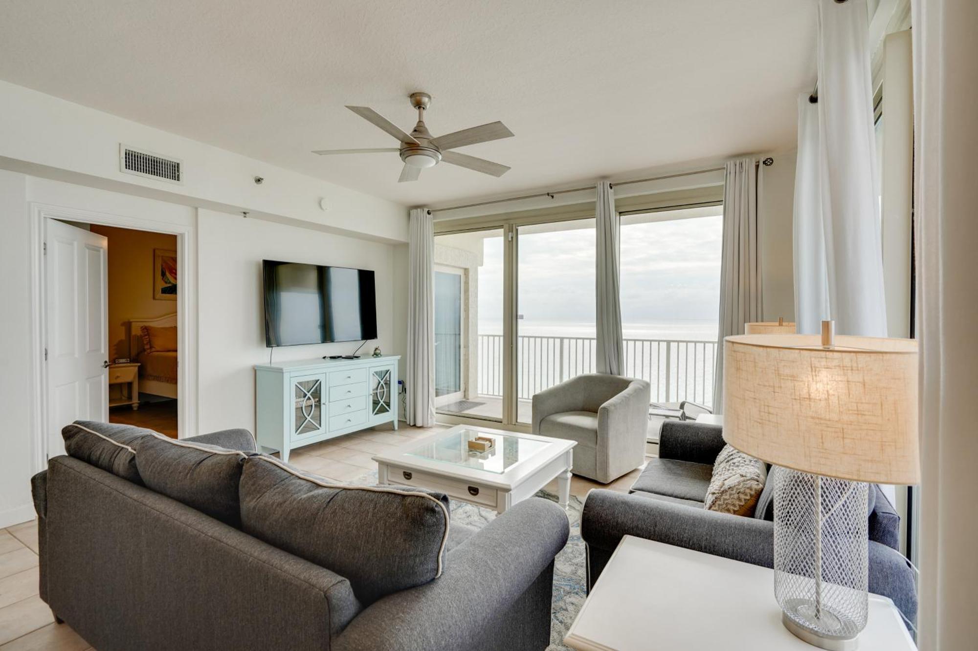 Apartment Beachfront Pcb With Ocean View, Pool Access! Panama City Beach