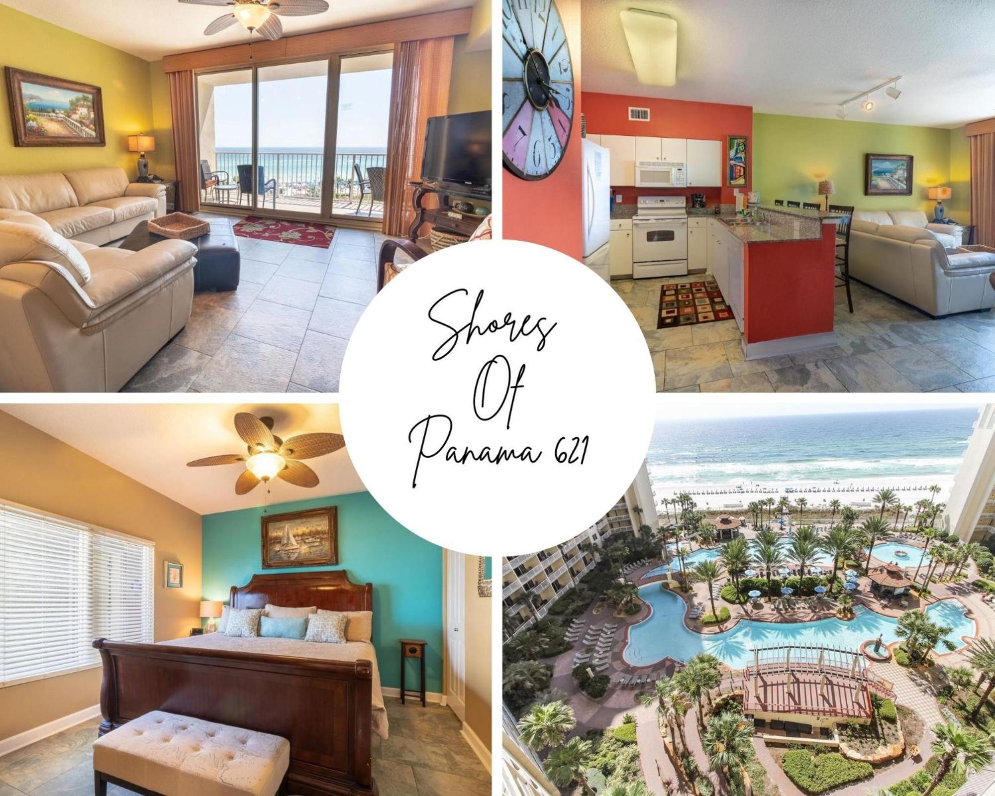 Shores Of Panama 621-sleeps 8, Free Fun! Reserved Parking Space! Panama City Beach