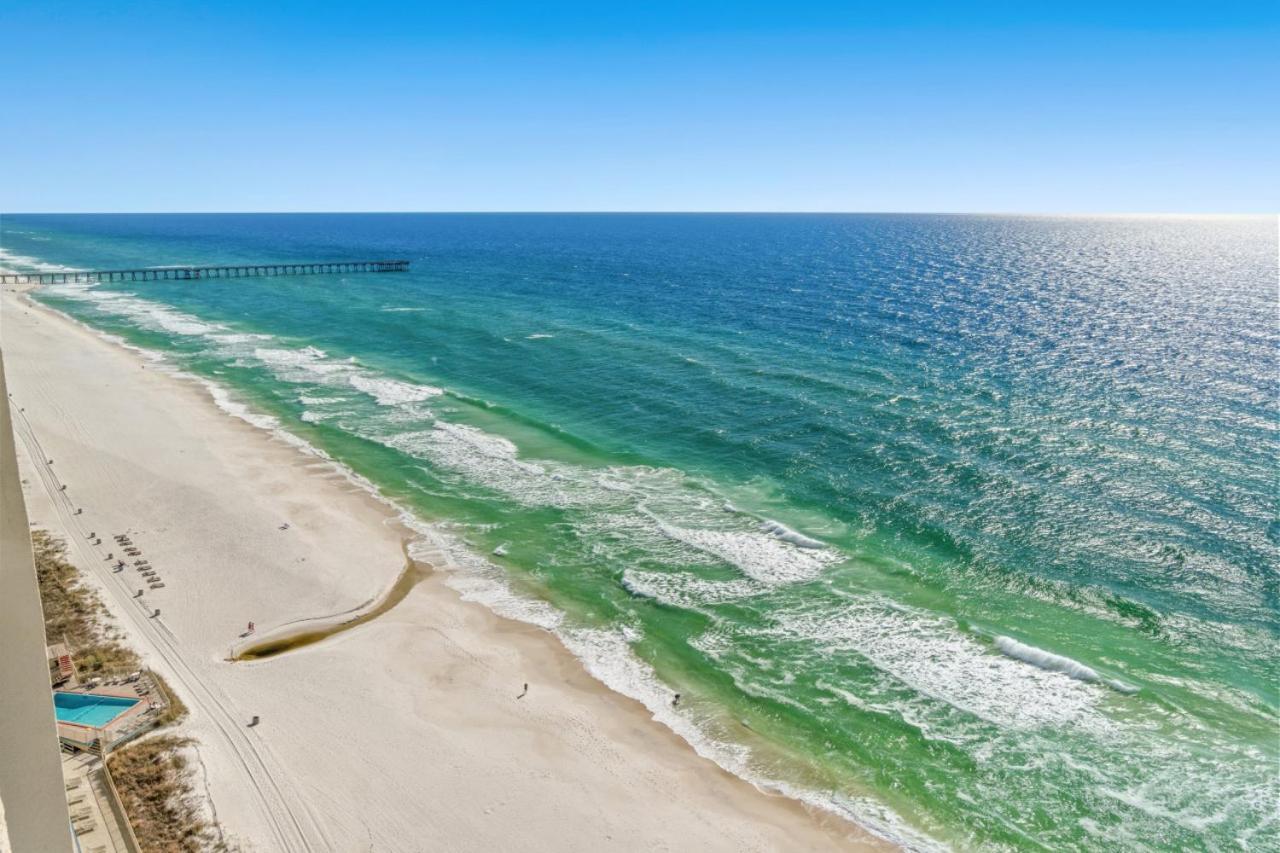 Stunning Beachfront Condo, Walk To Pier Park,pools