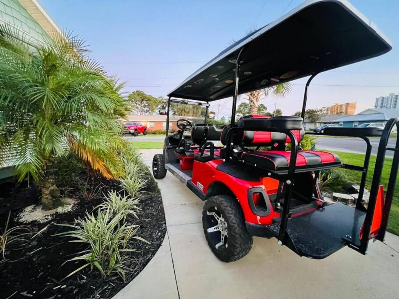 With Pool And Golf Cart - Walk To The - Pcb Holiday home Panama City Beach