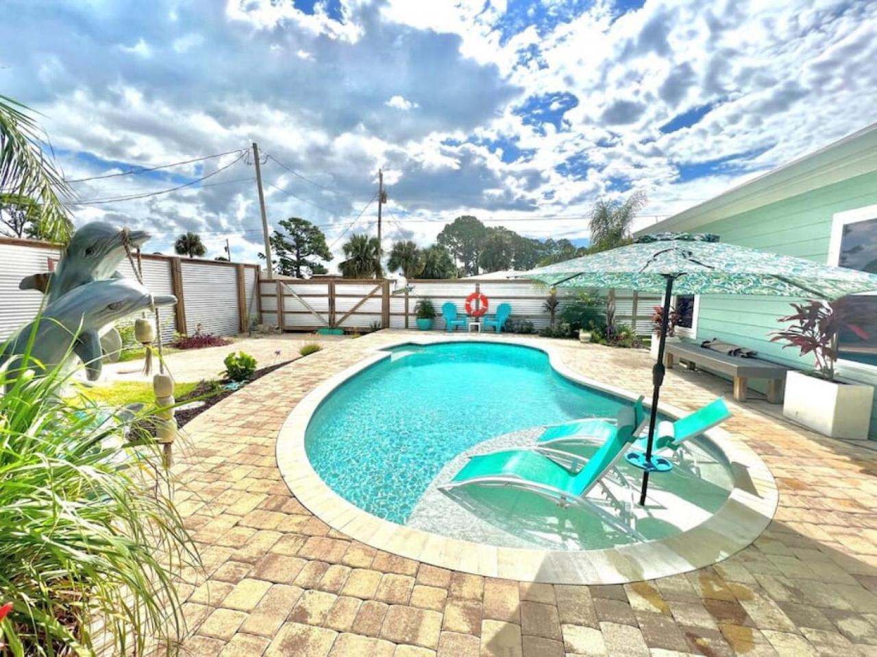 Holiday home With Pool And Golf Cart - Walk To The - Pcb Panama City Beach