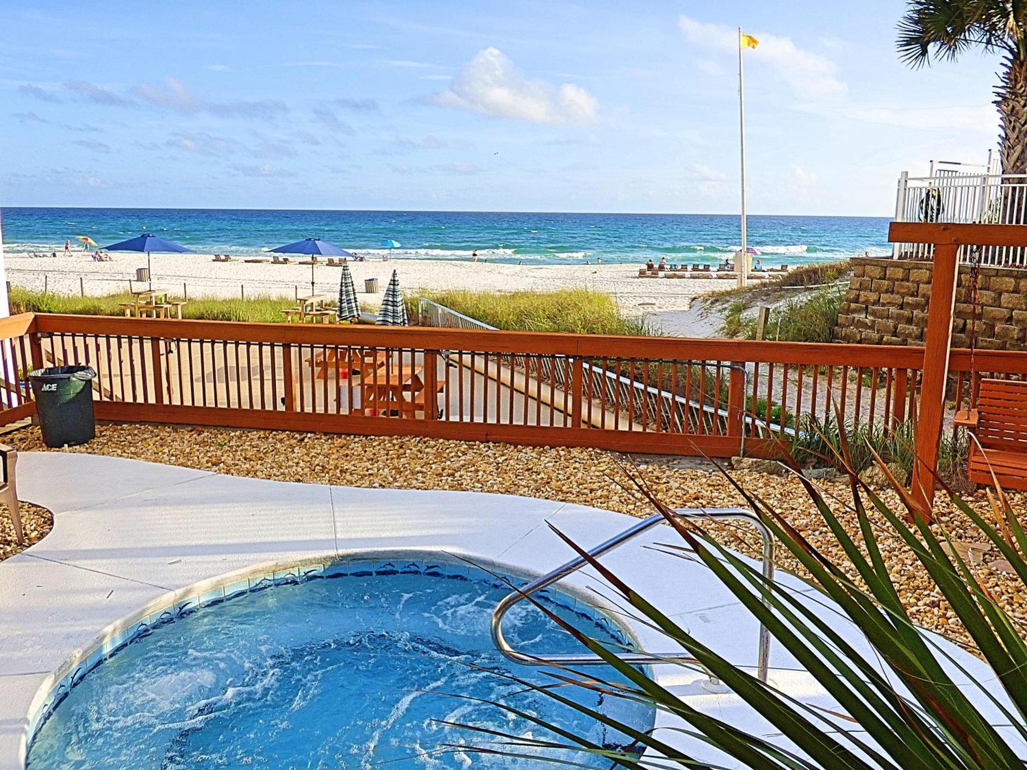 Pet Friendly Gulf Views On The Steps Away 2nd Floor Private Deck Panama City Beach