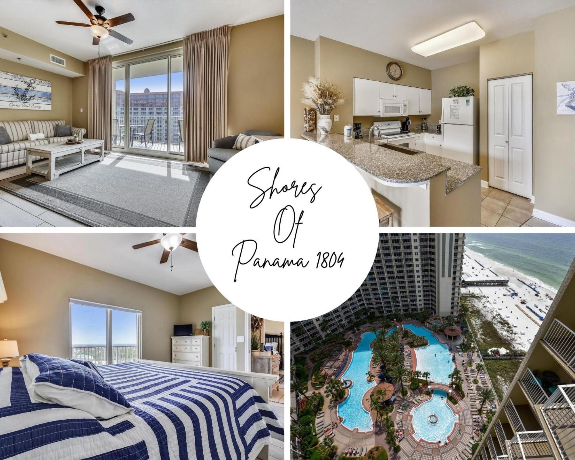 Shores Of Panama 1804 - 2 Bedroom Bunkroom Sleeps 8, Updated! Free Fun, *