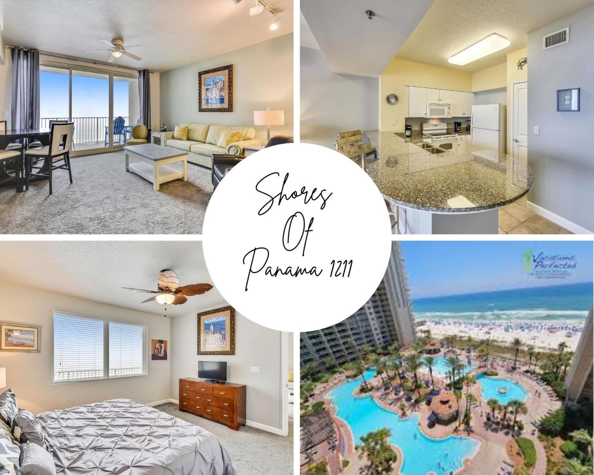Shores Of Panama 1211- Sleeps 6, Gulf View, Reserved Parking! Free Fun! Apartment *