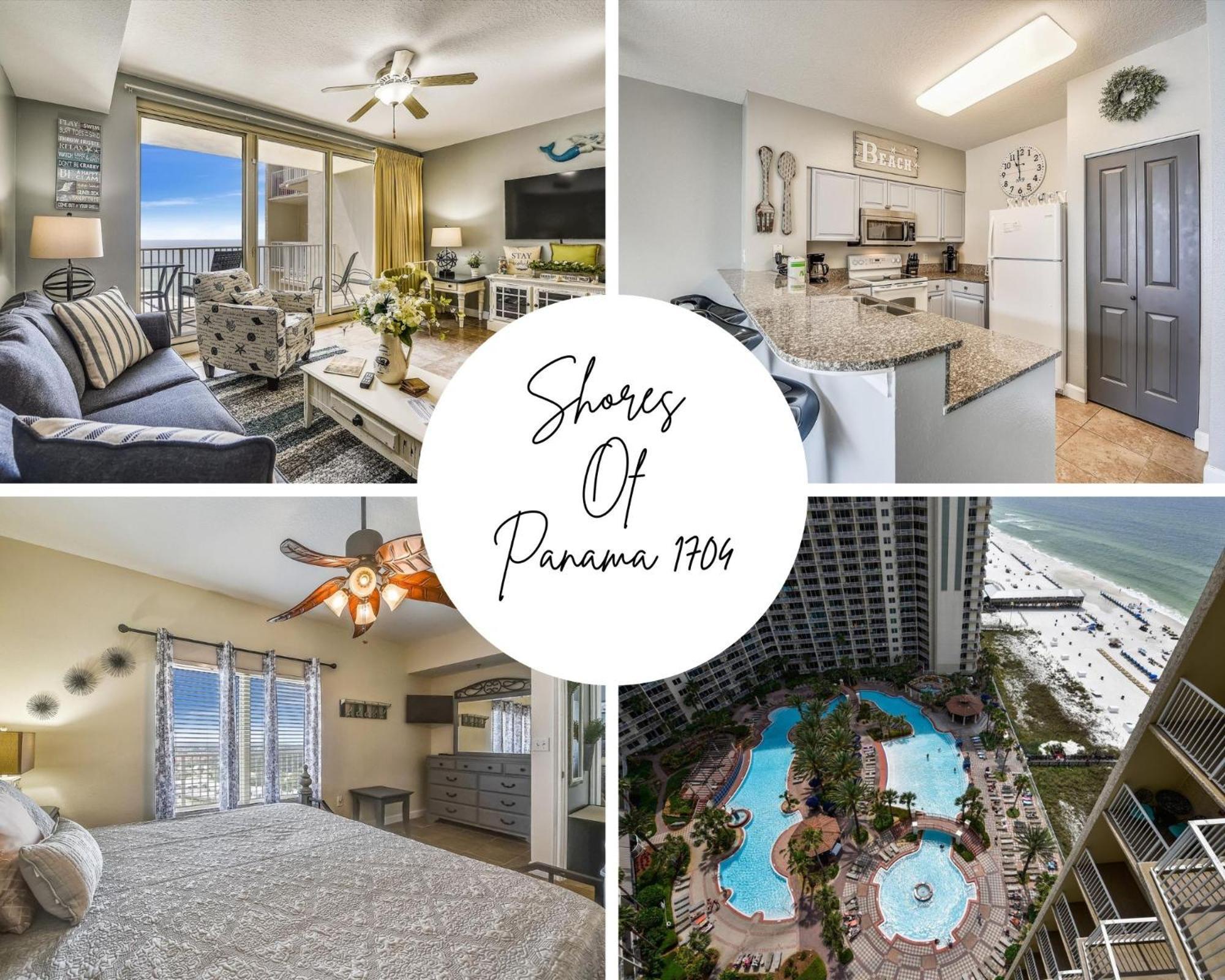 Shores Of Panama 1704 - 2 Bedroom Bunk Sleeps 8, Updated! Res, Parking Panama City Beach