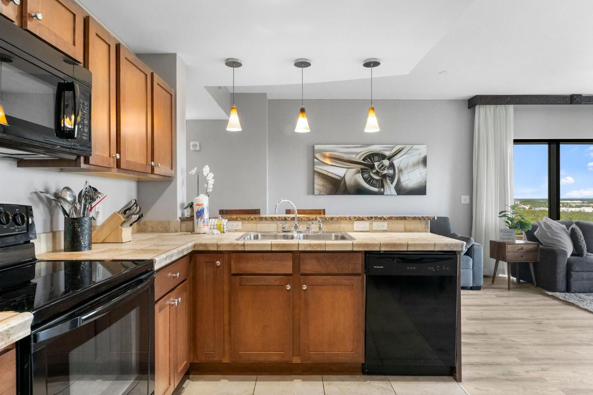 Origin 1217 - 1 Bedroom - Partial Gulf View Apartment Panama City Beach