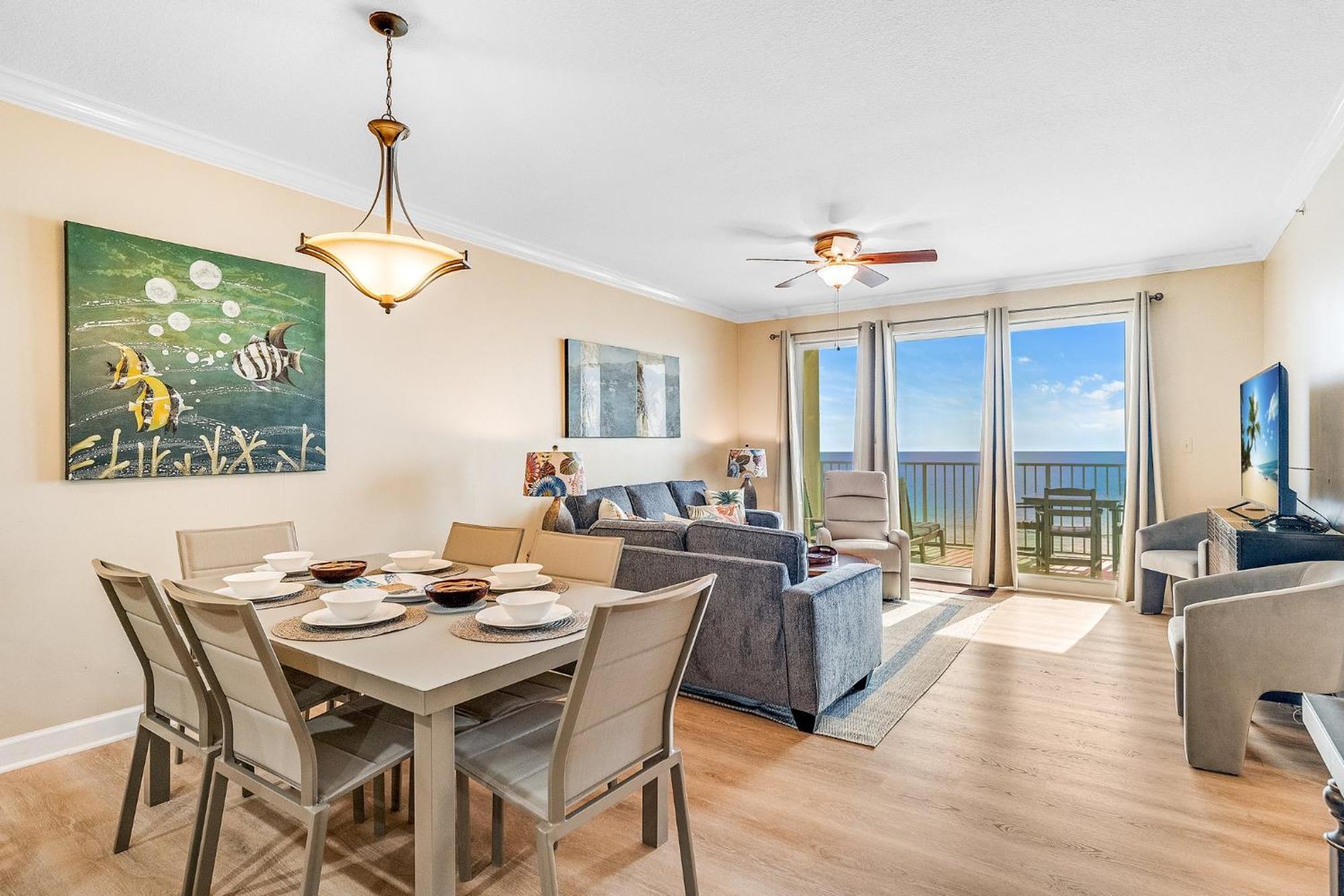 Beachfront 3br Condo! Free Chair Service! By Dolce Getaways Pcb! Panama City Beach