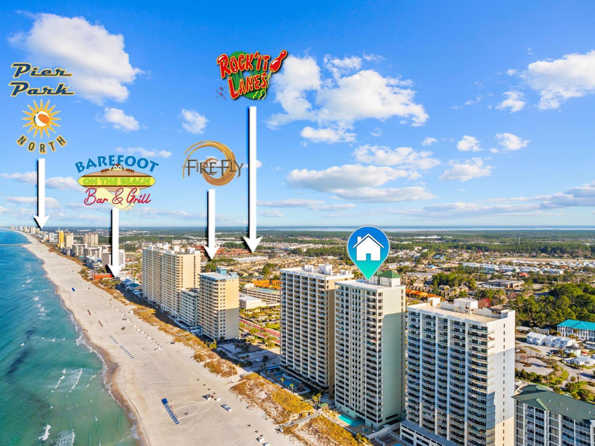 Apartment Beachfront Bliss At Ocean Ritz! 3br 3ba! Sleeps 101 By Dolce Getaways Panama City Beach