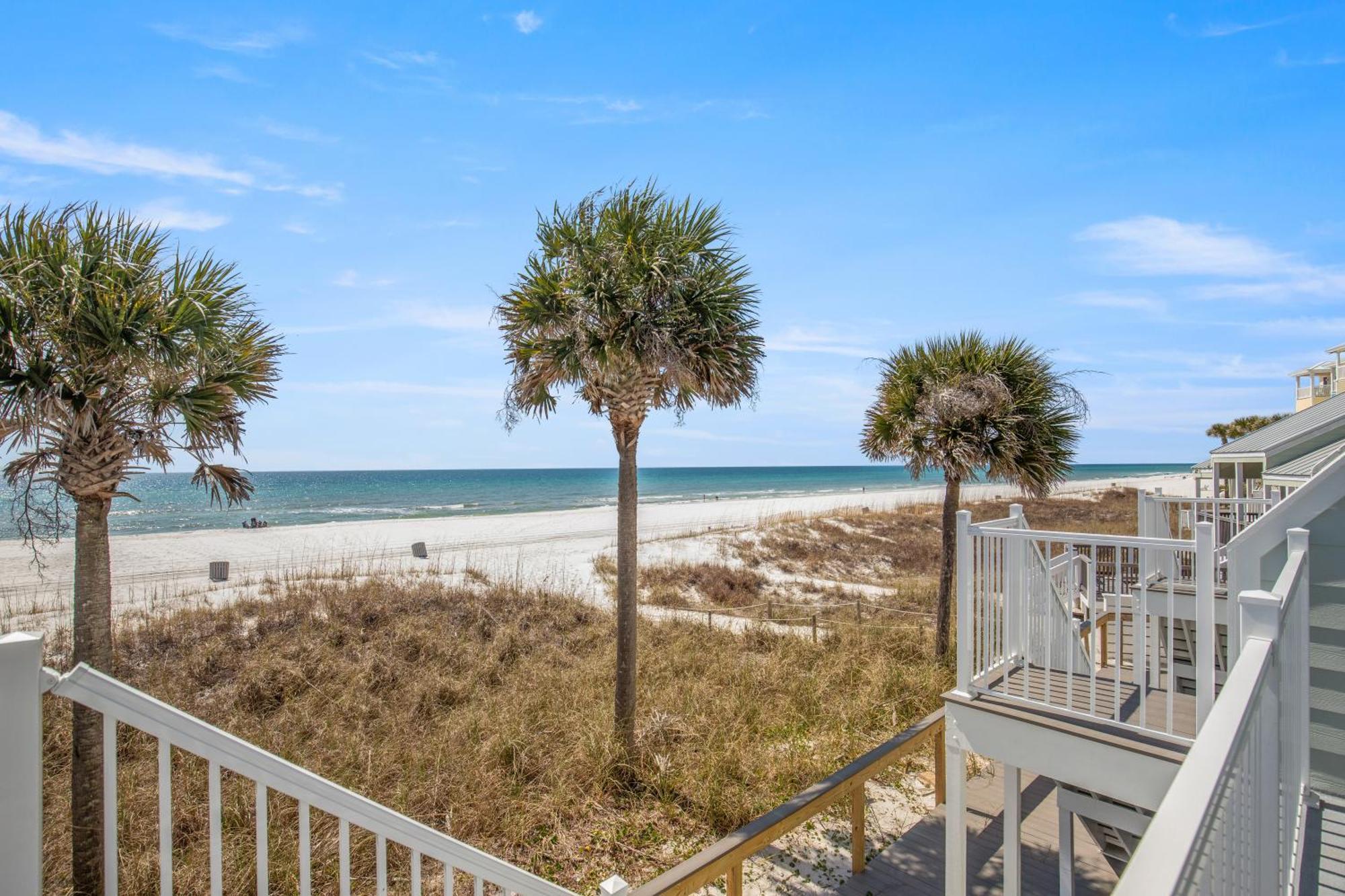Holiday home 3br, 3ba Beachfront Townhome! Sleeps 11! Ocean View! Steps To The Beach! Panama City Beach