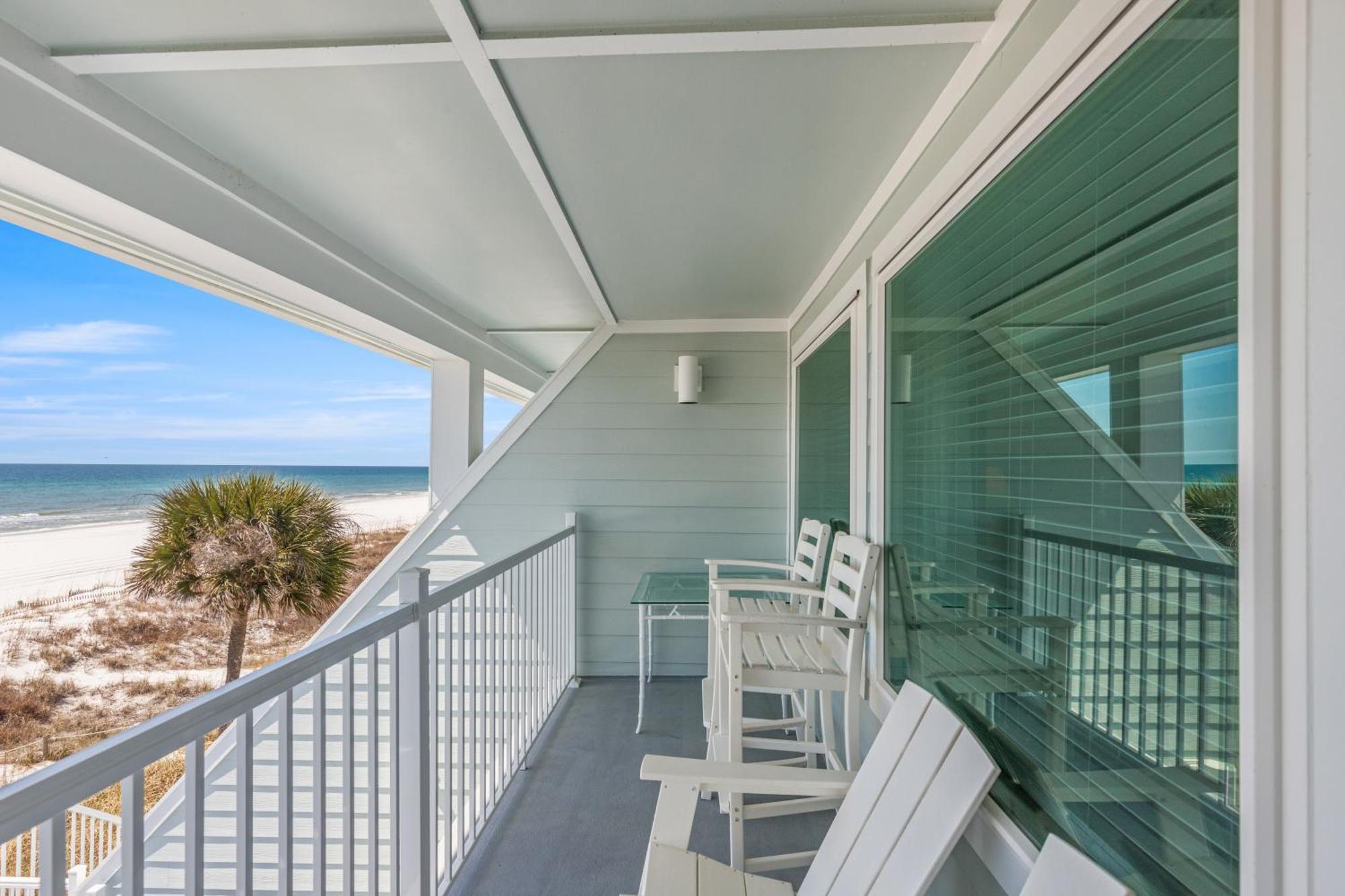 3br, 3ba Beachfront Townhome! Sleeps 11! Ocean View! Steps To The Beach! Panama City Beach