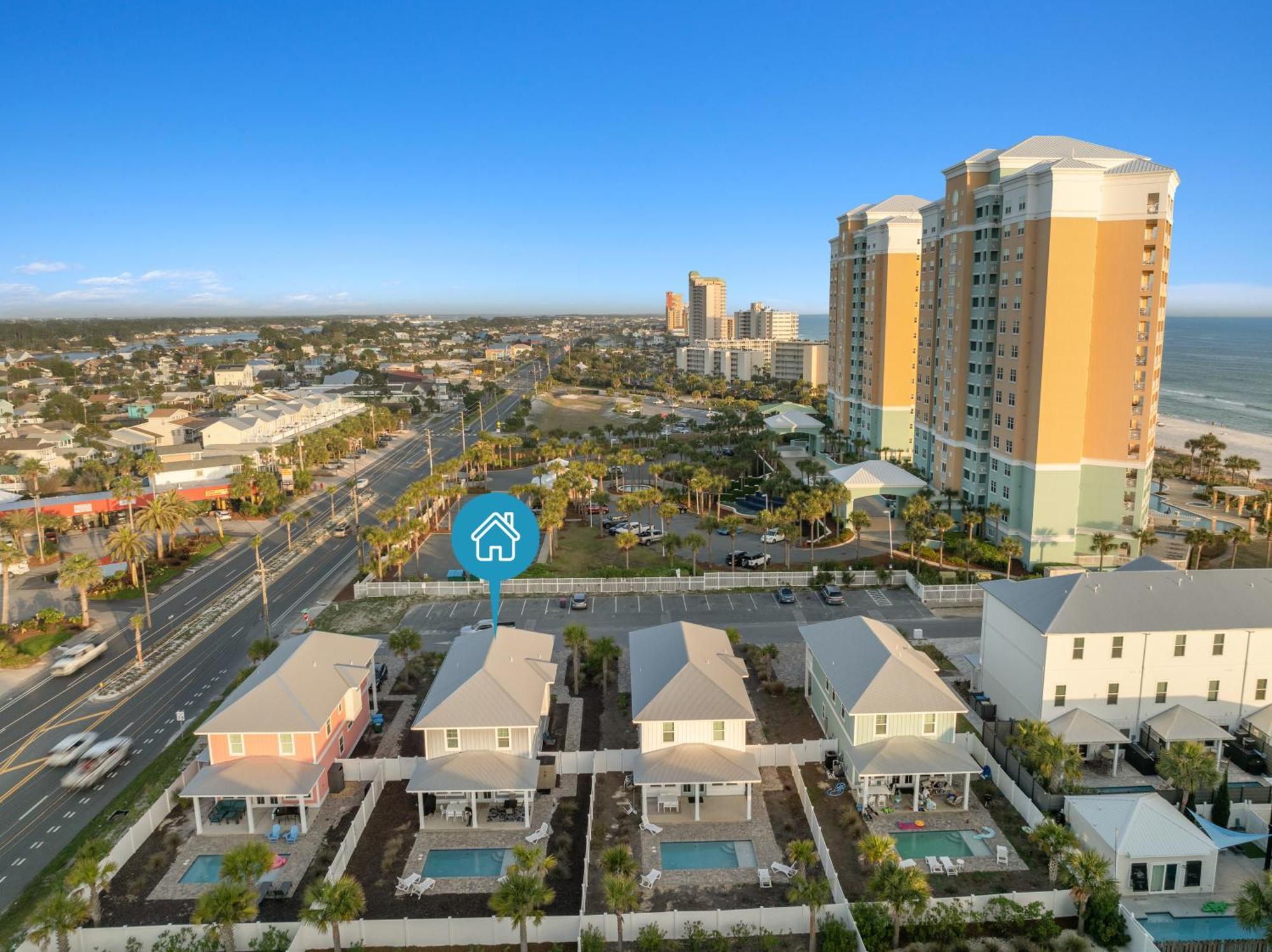 Fabulous Modern House - 4br, 35ba: Pool/beach View & Access/balcony * Panama City Beach