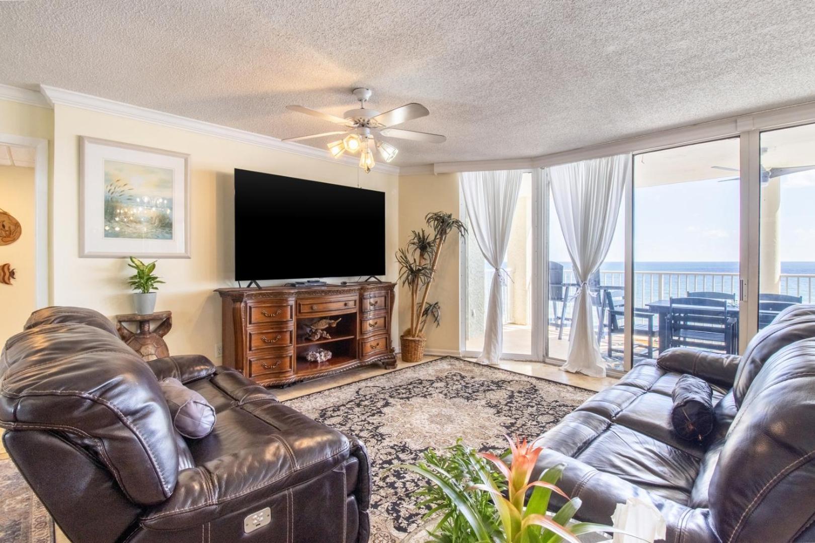 Gulf Front Private Balcony 2 Bed 2 Bath Luxury Apartment Panama City Beach