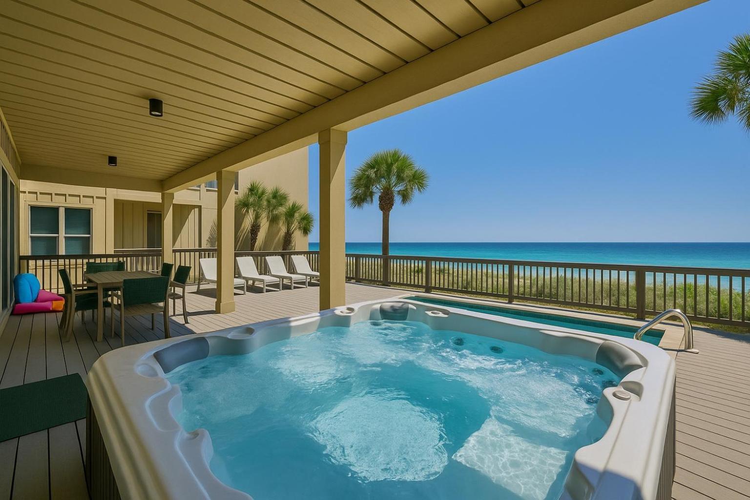 Gulf Front Private Balcony 2 Bed 2 Bath Luxury Apartment