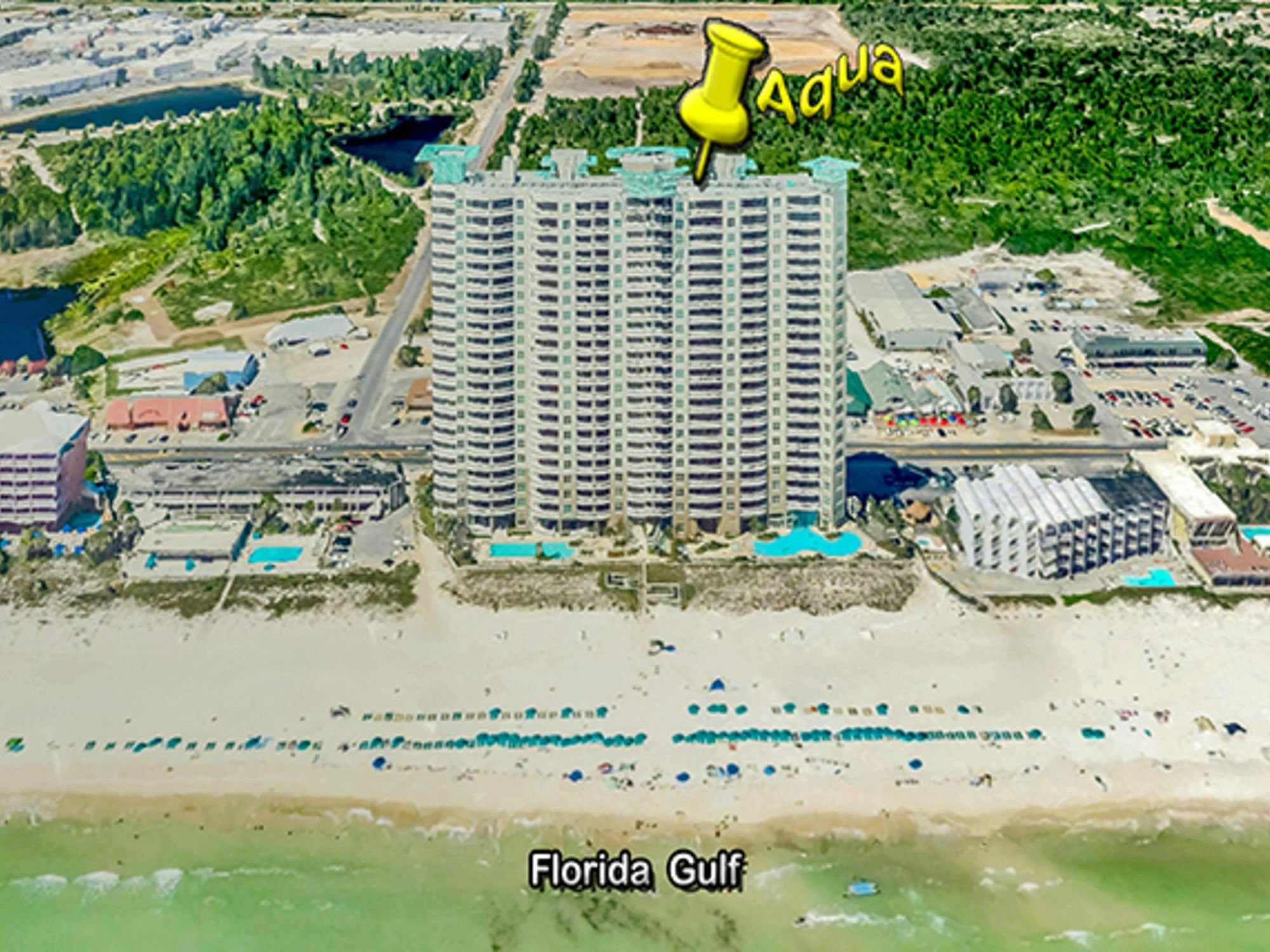 Holiday home Aqua Gulf Front Panama City Beach