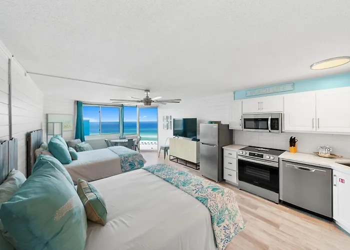 Sea The Gulf - Top Of The Gulf 809 - Beach Front Resort - Ocean View Free Beach Chair Service