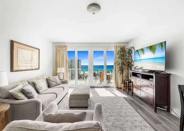 Amazing Beach Ocean View Condo! Free Beach Chairsservice! Sleeps 8! By Dolce Vita Getaways Pcb