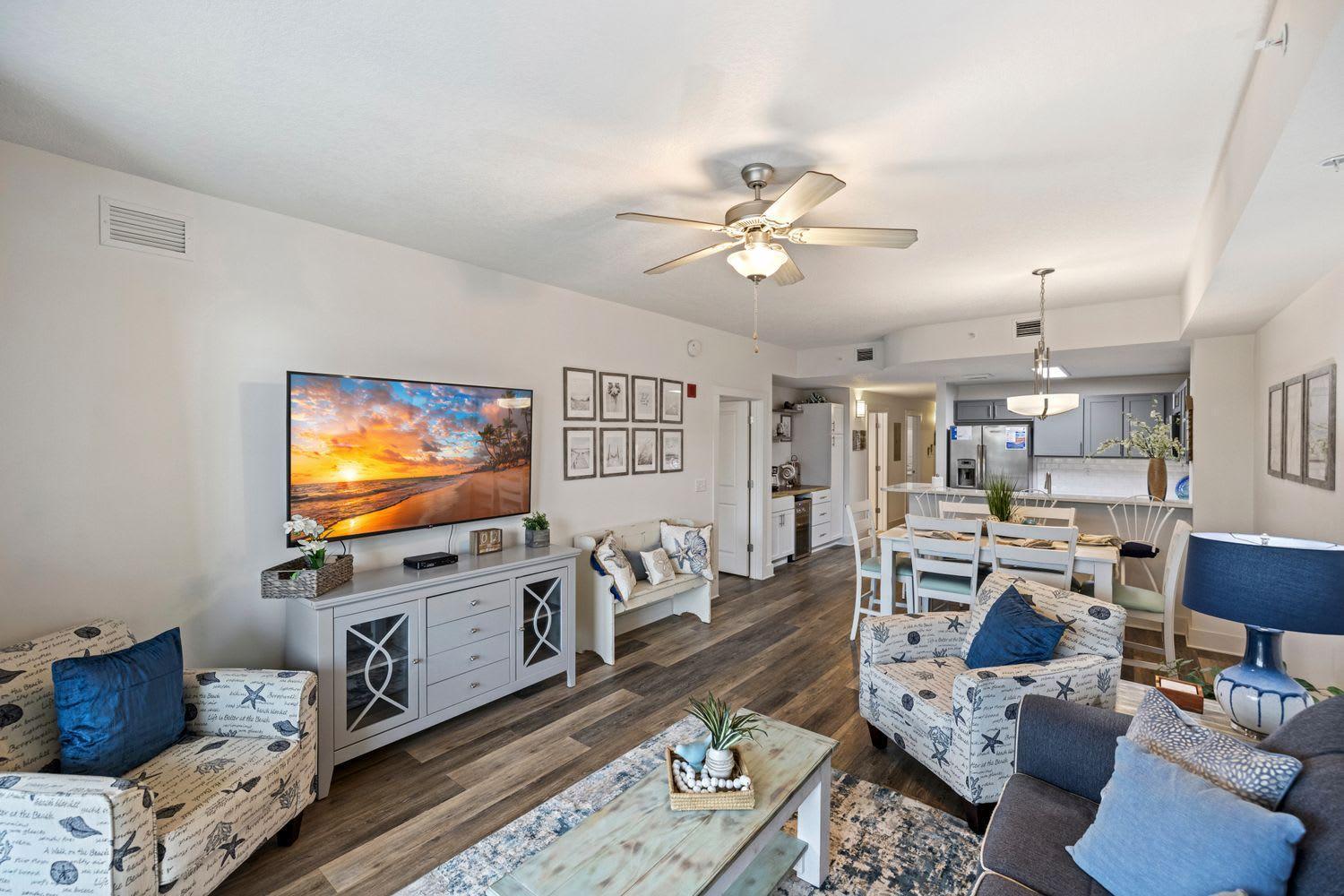 Calypso 3 New Relax Unwind Luxury Pcb Next To Pier Park 3 Bed 2 Bath Pool Hot Tub Tikki Bar Holiday home *