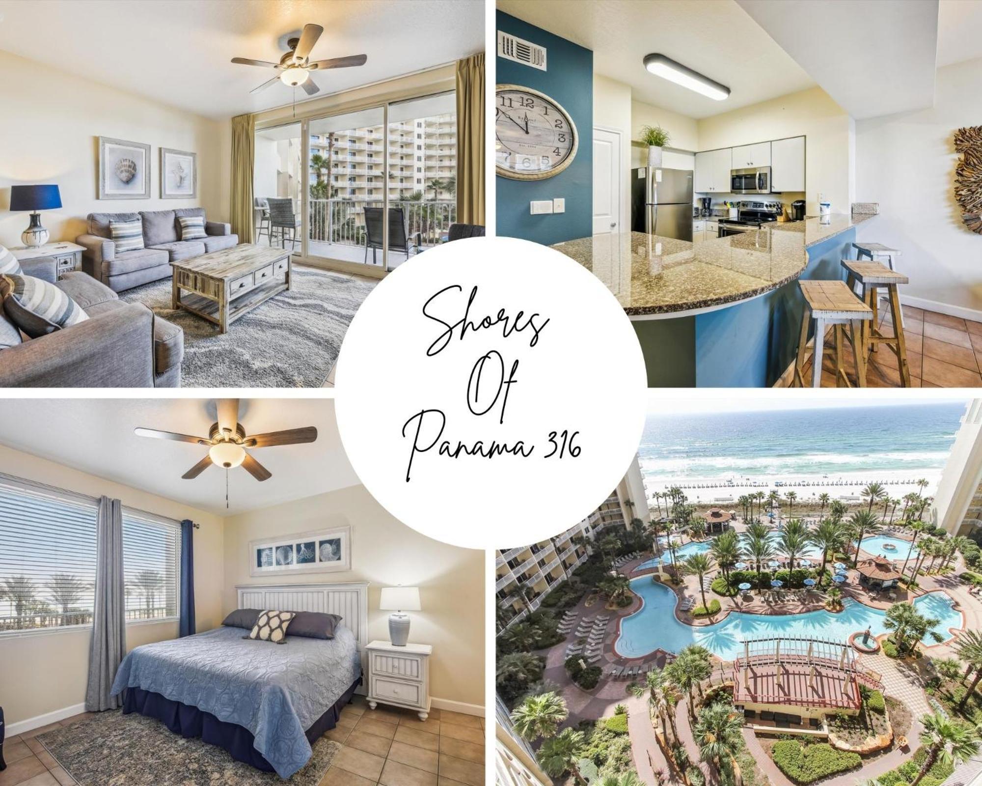Shores Of Panama 316 - 3rd Floor 1 Bedroom, Sleeps 6, Reserved Parking Space, Free Daily Fun!