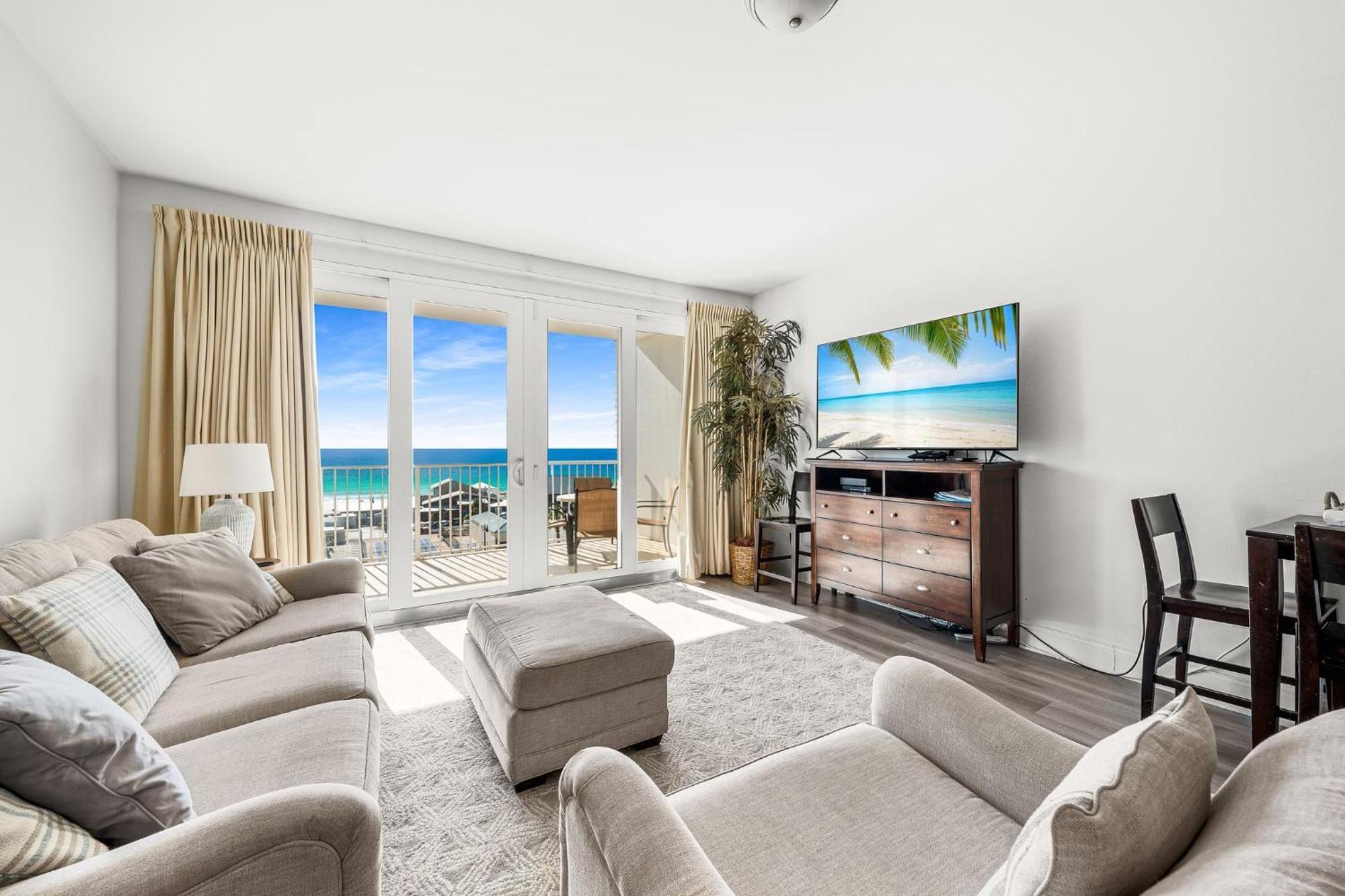 Apartment Amazing Ocean View Condo! Free Chairsservice! Sleeps 8! By Dolce Getaways Pcb