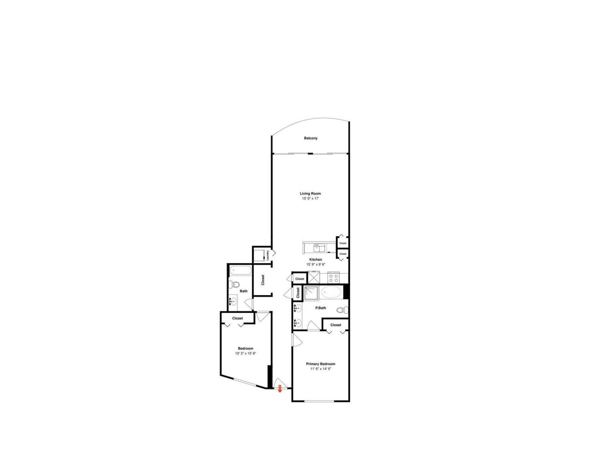 Aqua #2204 Apartment *