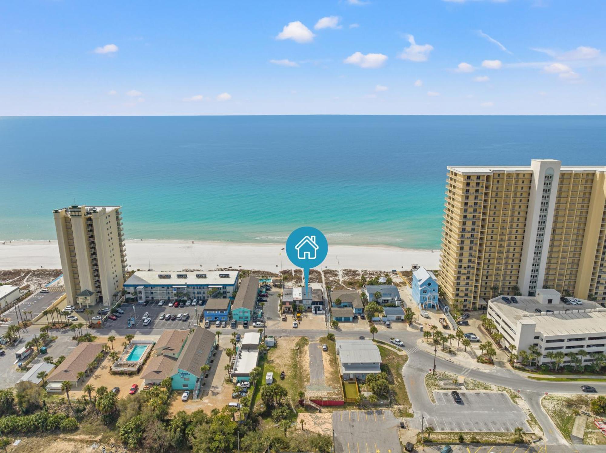 Surf's Up! Pet-friendly, 2br 2ba Beachfront Townhouse, Sleeps 8! * Panama City Beach
